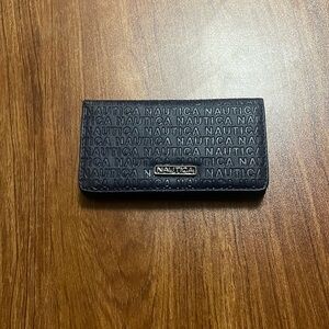 Nautica wallet NWOT bought but never used. Dark blue.